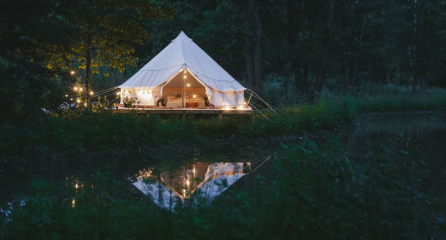 luxe kamperen glamping Zuid-Frankrijk