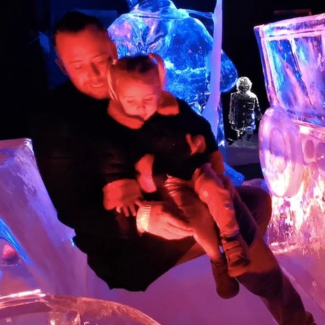 ijsbeelden festival zwollen met kinderen