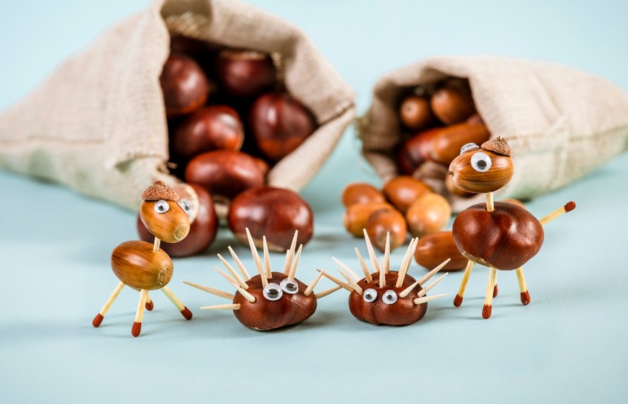 knutselen_met_kastanjes