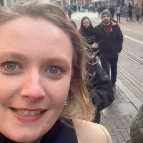 mariette onderweg naar het boekenbal