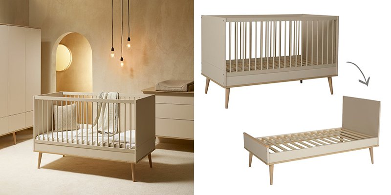 Besparen op babykamer? Shop een een ledikant en in