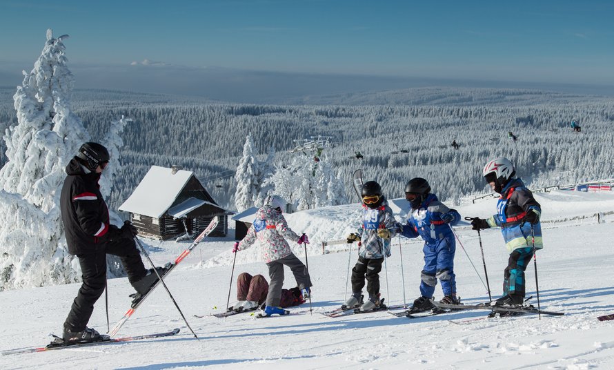 De Tsjechische skigebieden zijn ideaal voor beginners © Živý kraj , Karlovy Vary region
