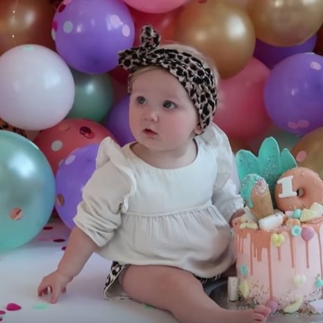 video saar koningsbergers dochter cake smash shoot