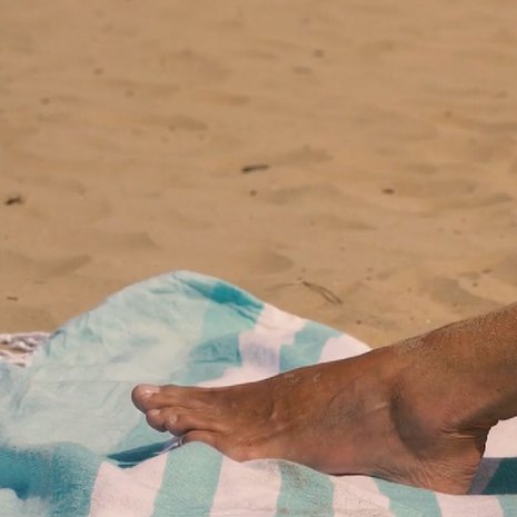 zand benen