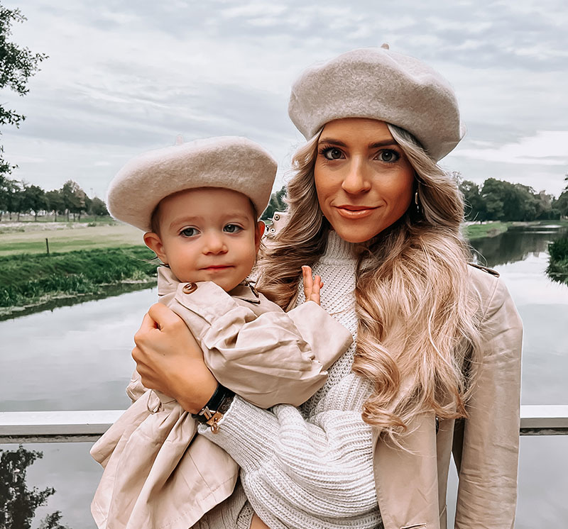 mode mama Hilke dochter ziet er tiptop uit
