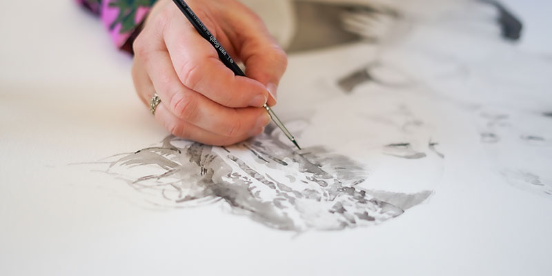inkt kunst madameruiz
