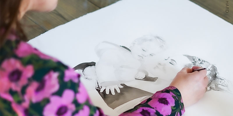 inkt kunst madameruiz