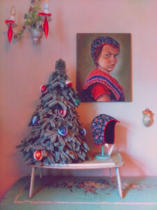 kerstfan Gwen nostalgie boerderij