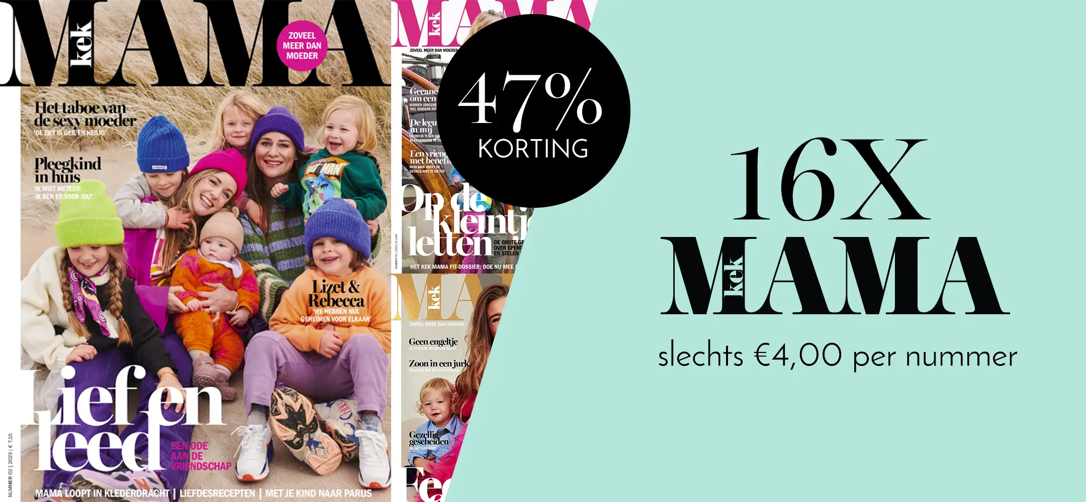 Jaarabonnement Kek Mama met bol 47% korting