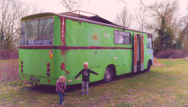 Zuid-Europa bibliotheekbus