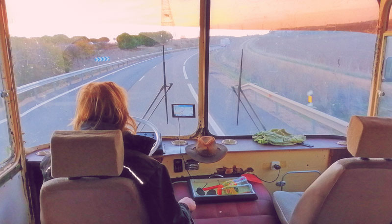 Zuid-Europa bibliotheekbus