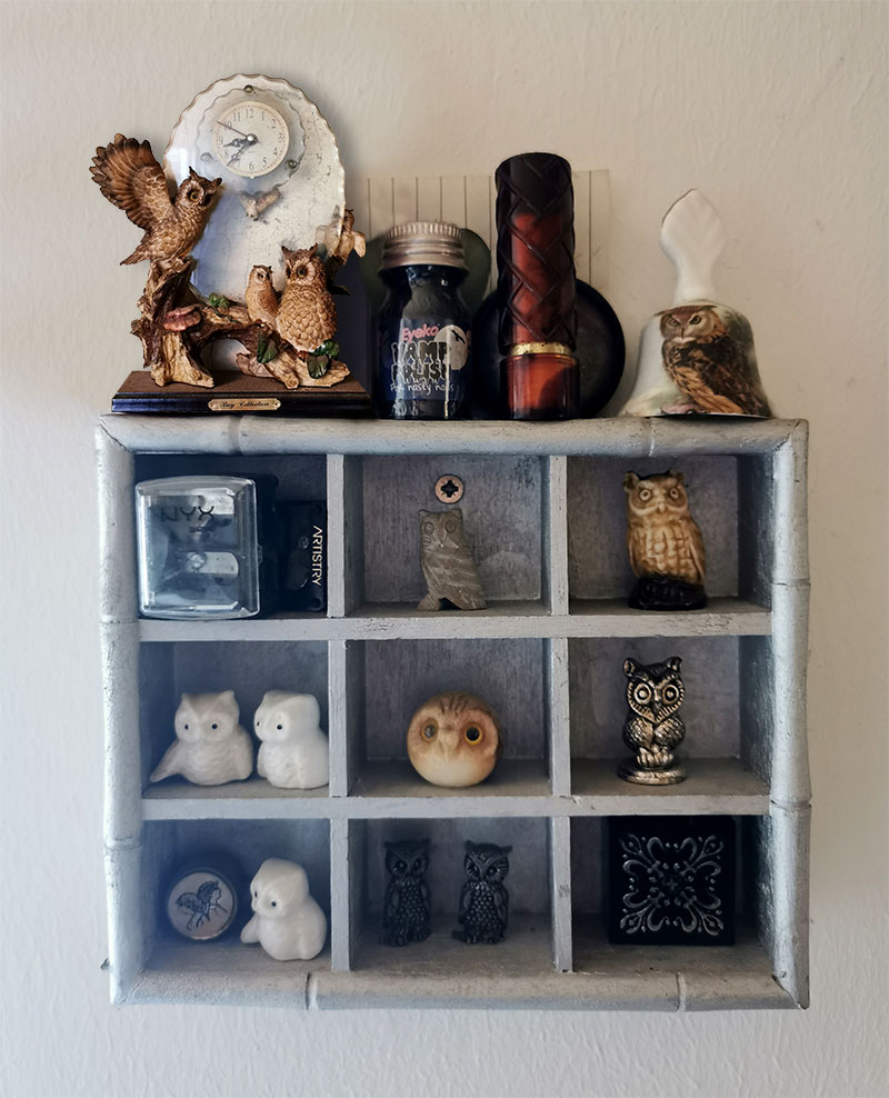 mom collects owls Linda